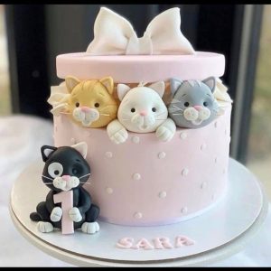 Brisbane Kids Parties - birthday cake with fondant icing